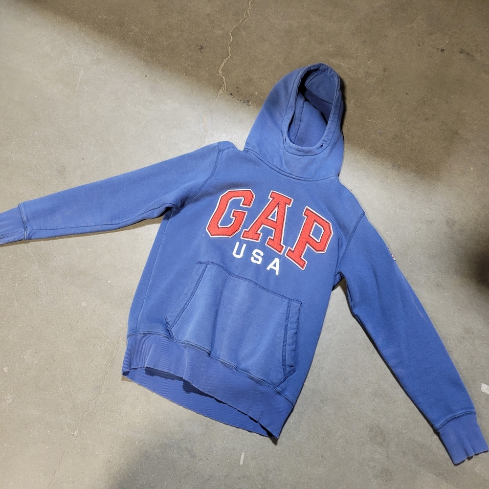 Vintage gap usa womens large hoodie sweater sweatshirt chest 20"